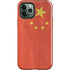 Chinese Flag Distressed iPhone 12 Pro Impact Case